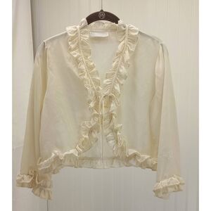 VTG Givency intimates satin short robe neglige